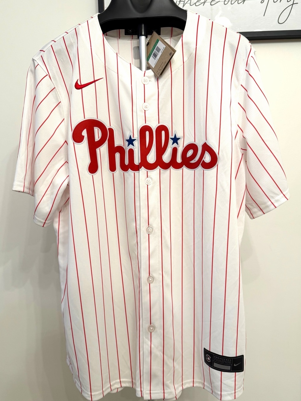 NWT Nike Philadelphia Phillies Home Jersey # 3 Harper